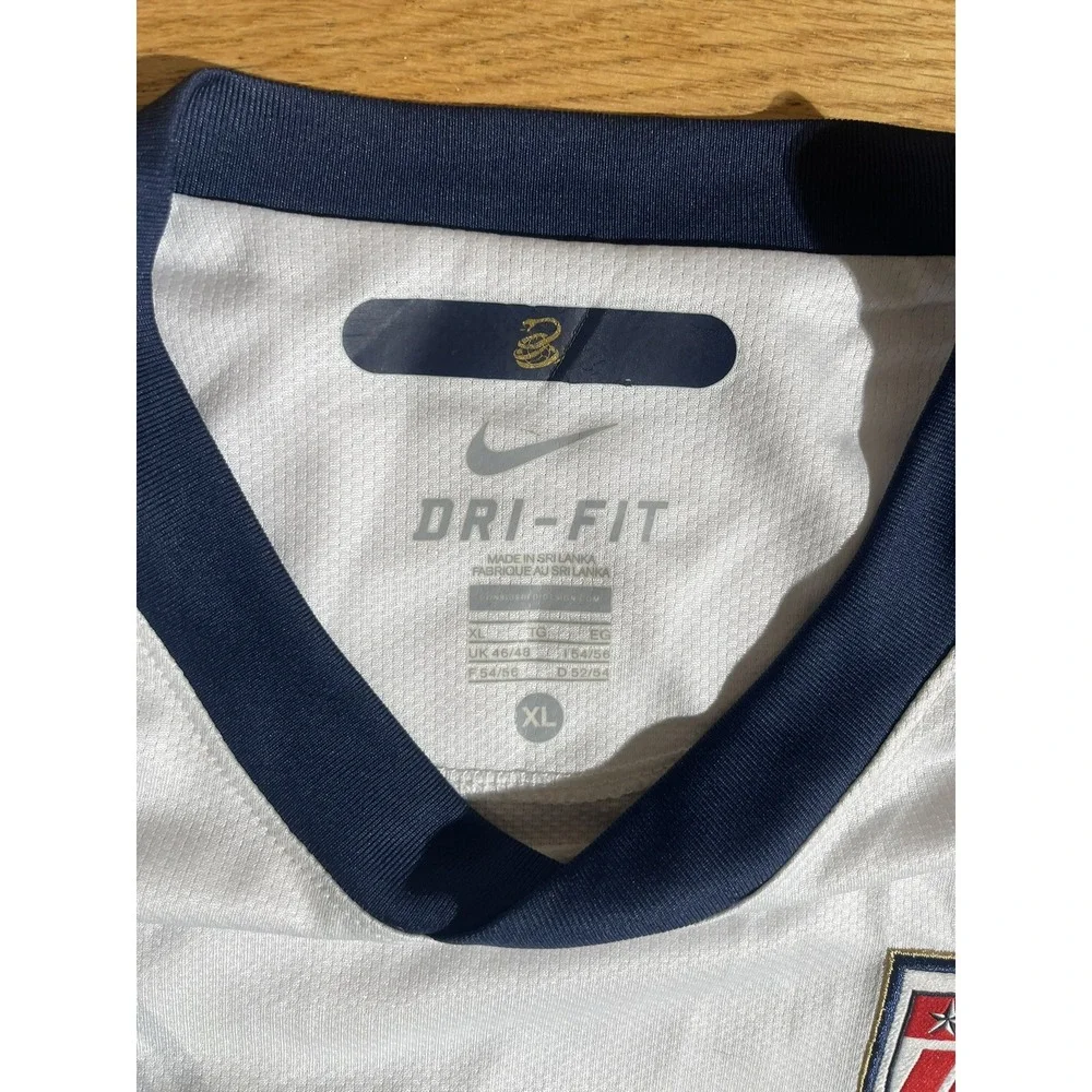 Nike USMNT 2010/2011 Authentic White USA Away Futbol Soccer Jersey Size XL